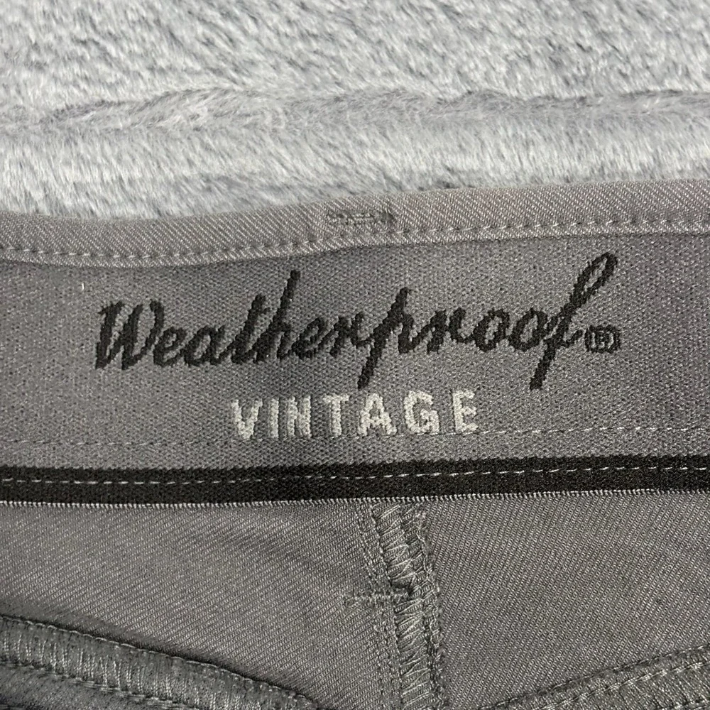 Weatherproof Vintage Mens Tech Pants Gray Stretch Water Repellent 32x32 NEW